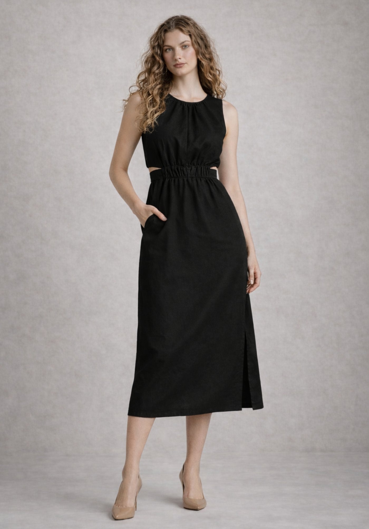 white linen summer dress White Casual Linen Plus Size Summer Maxi Dresses 1640 XL / White