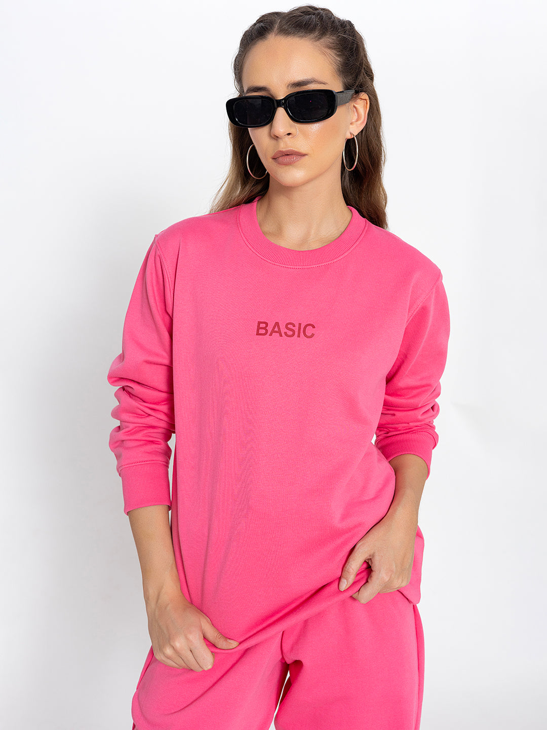 Pink jogger co-ord - tapered ankle detail