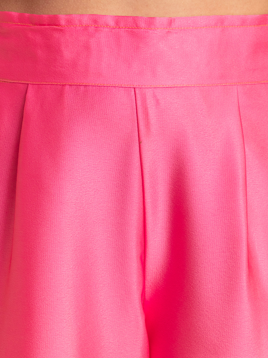 Styling angle of pink ombre satin co-ord set