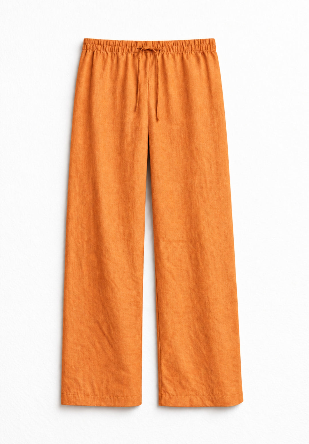 Lounge Dreams Linen Trousers - Rust front