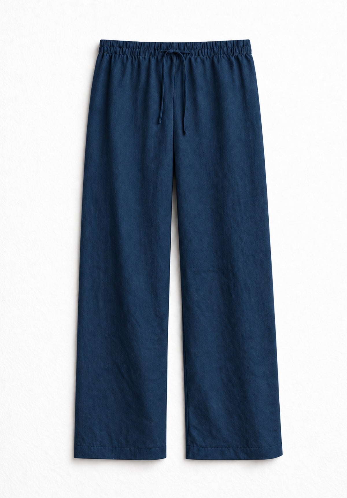 Lounge Dreams Linen Trousers - Navy Blue front