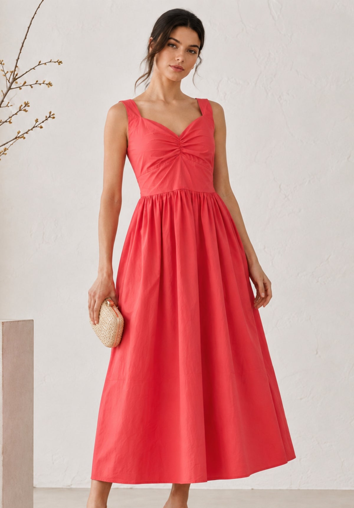 Fit and Flare Midi Dress view 1