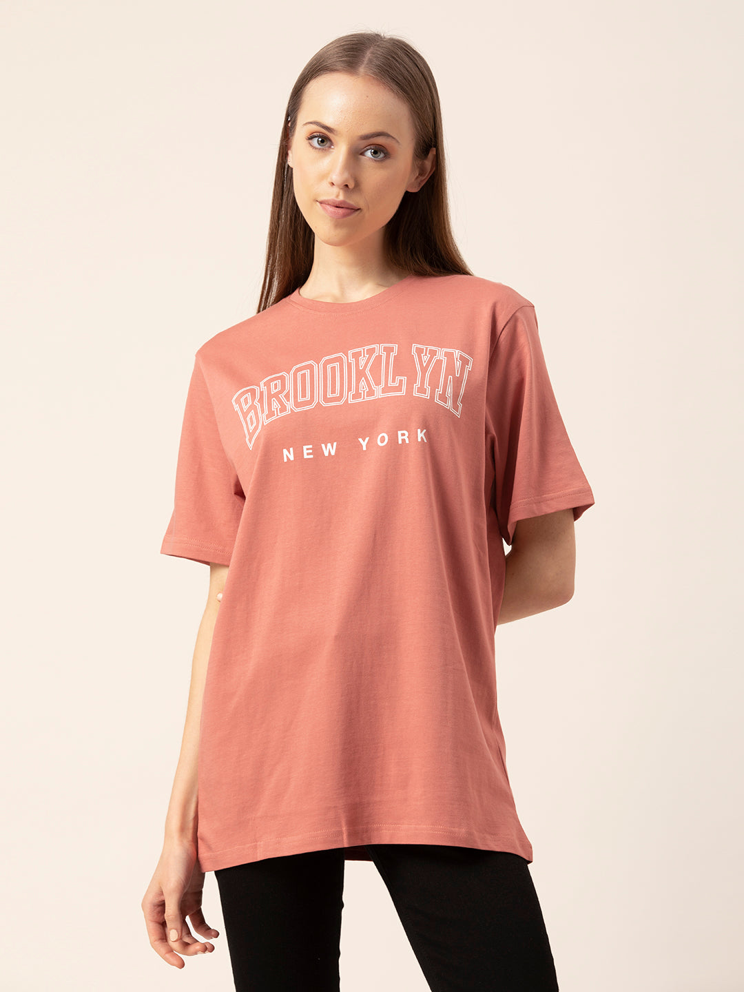 Close-up of Brooklyn graphic print
