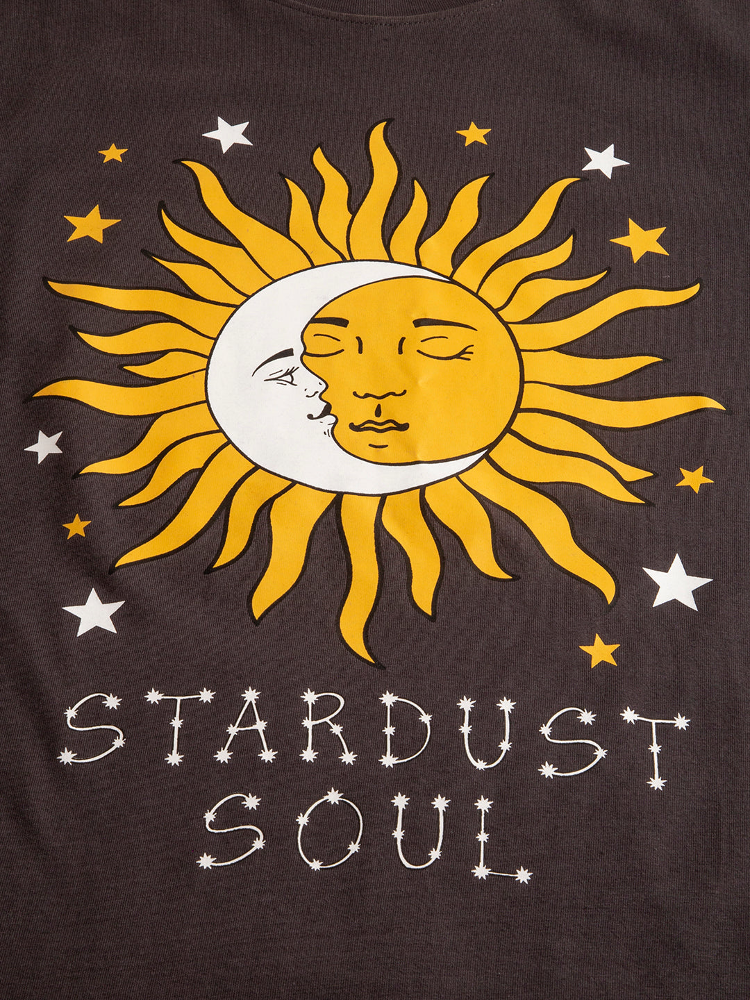 Star Dust oversized t-shirt drop shoulder side view