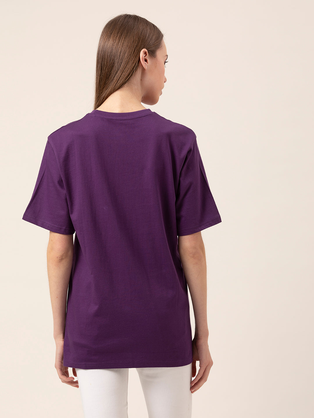 Full outfit shot styled with Intense Feeling oversized tee