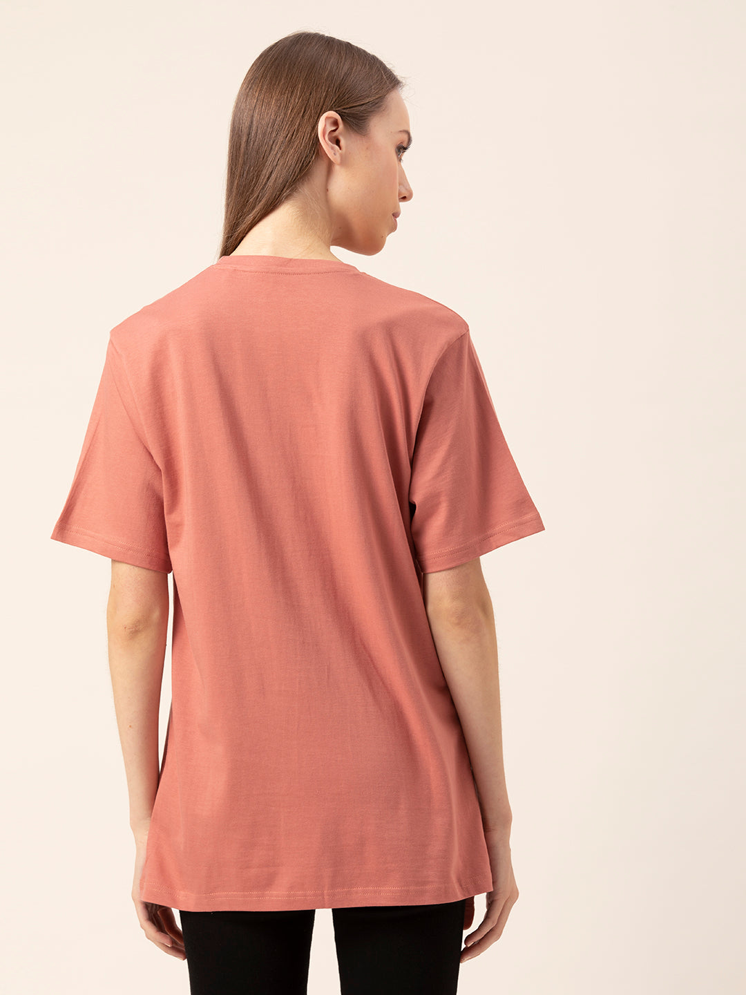 Full outfit shot styled with Brooklyn oversized tee