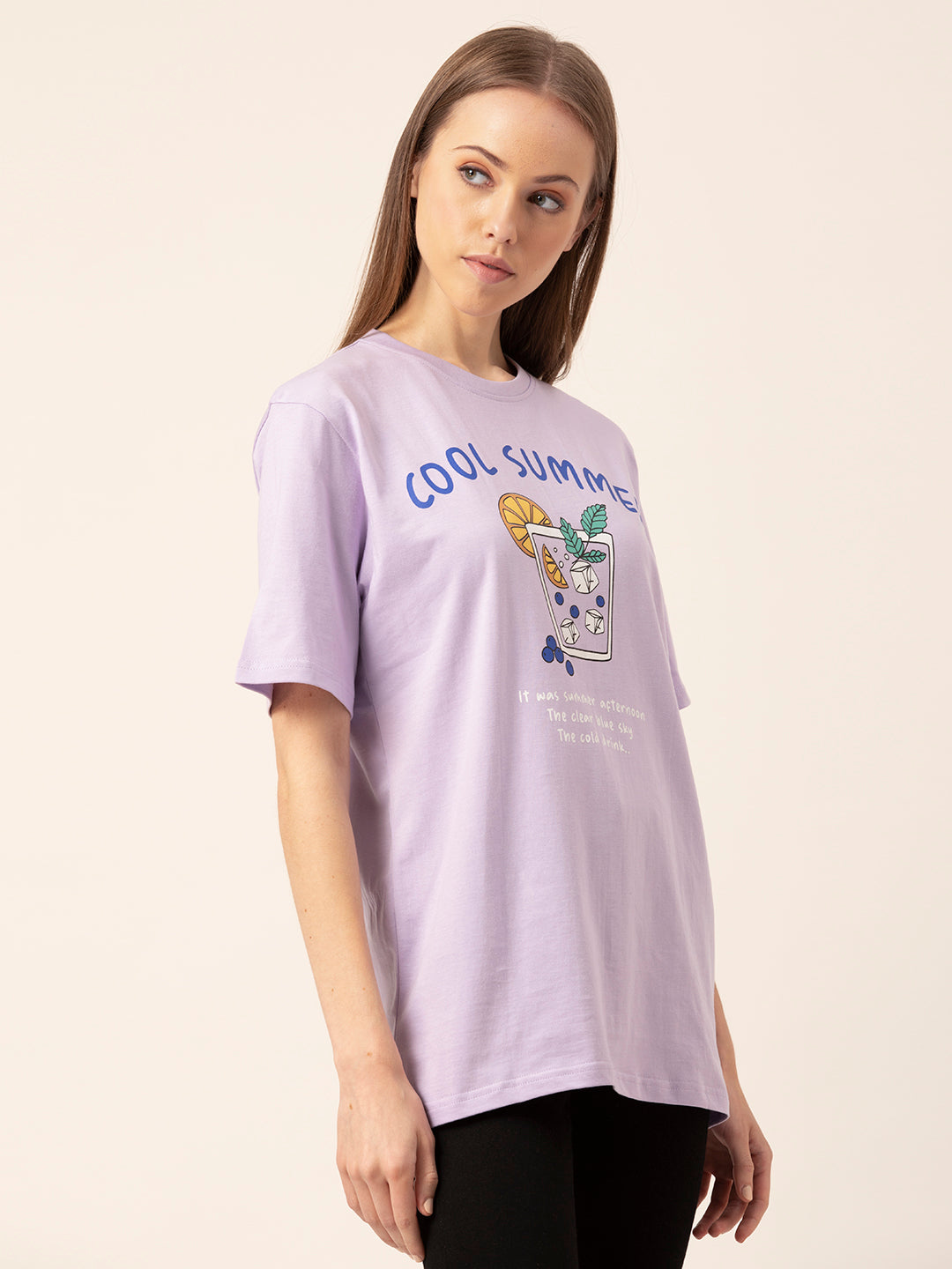 Cool Summer oversized t-shirt cotton fabric texture