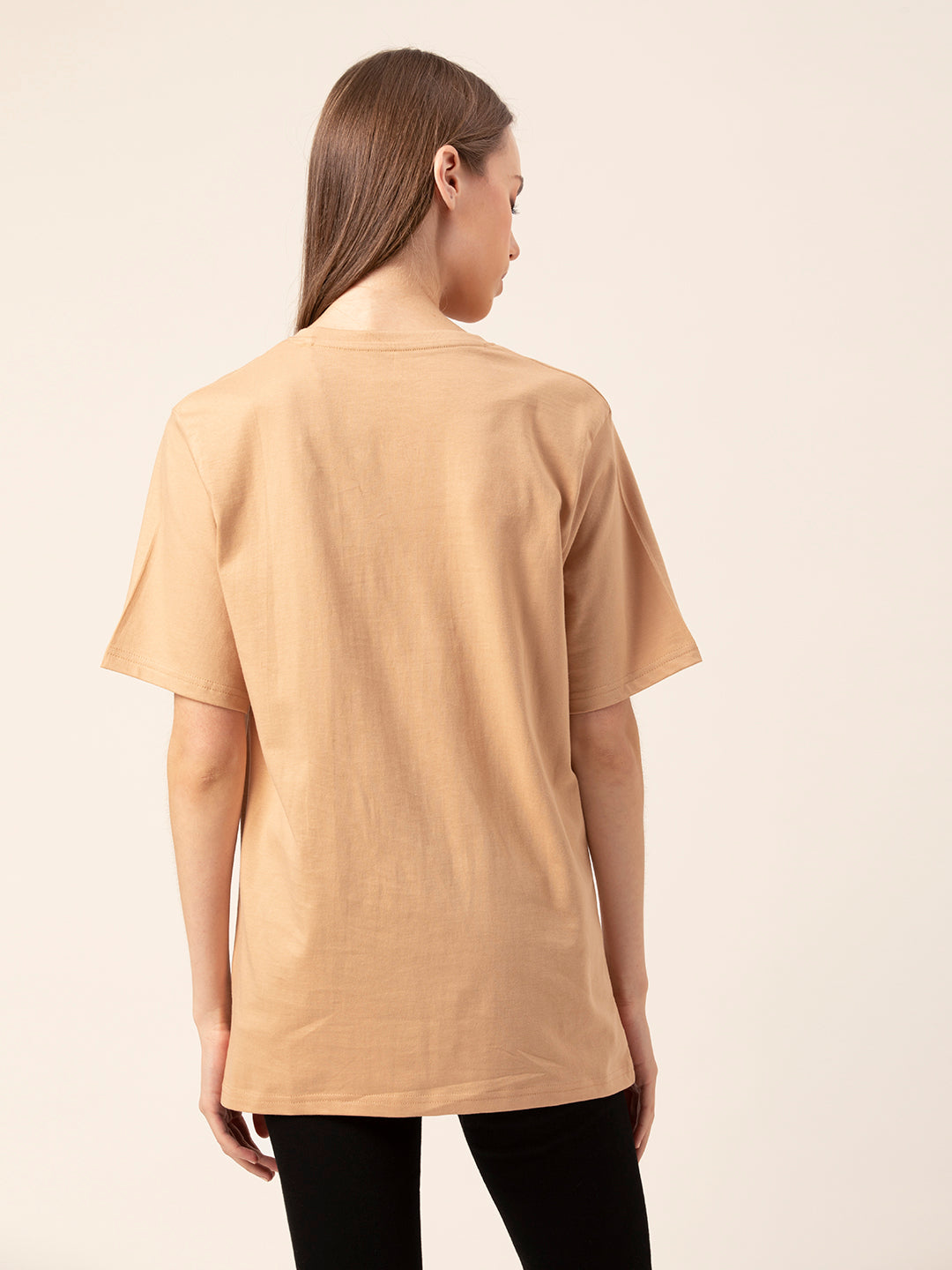 Side angle of C'est La Vie graphic t-shirt