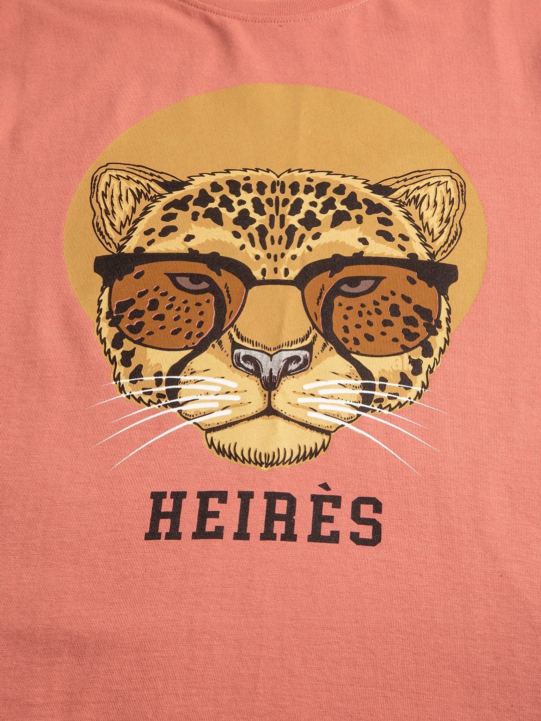 Back view of Heires oversized t-shirt